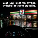 7-Eleven ad and meme examples