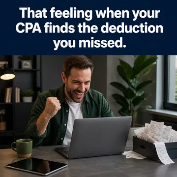 Accountant meme ad example: The Refund Feeling