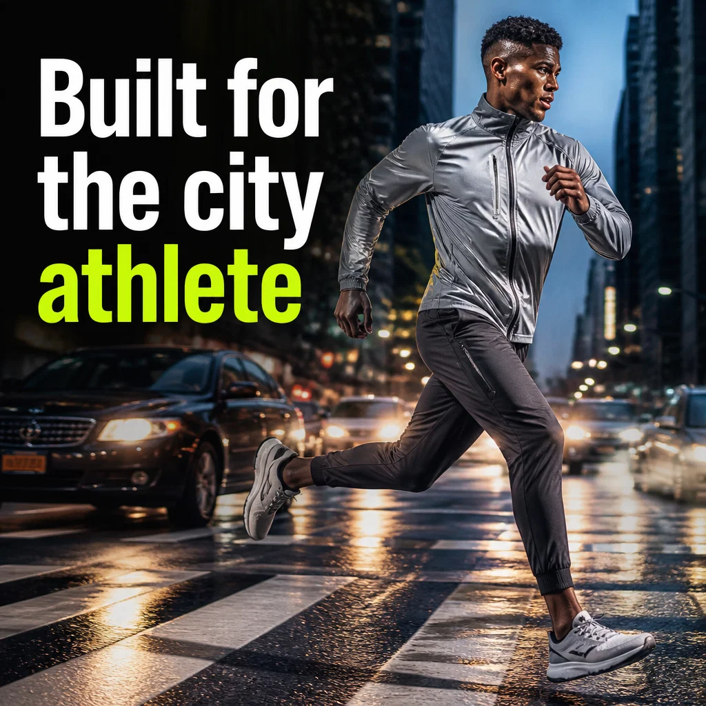 Activewear Brand ad concept example: Urban Endurance