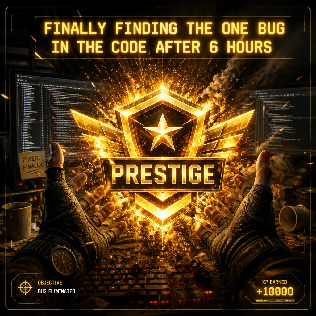 Activision meme ad example: Max Rank Feelings