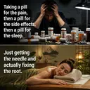 Acupuncture ad and meme examples