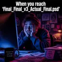 Adobe ad and meme examples