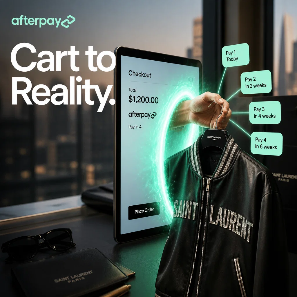 Afterpay ad concept example: The Portal