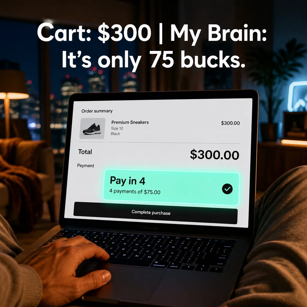 Afterpay meme ad example: The Cart Logic