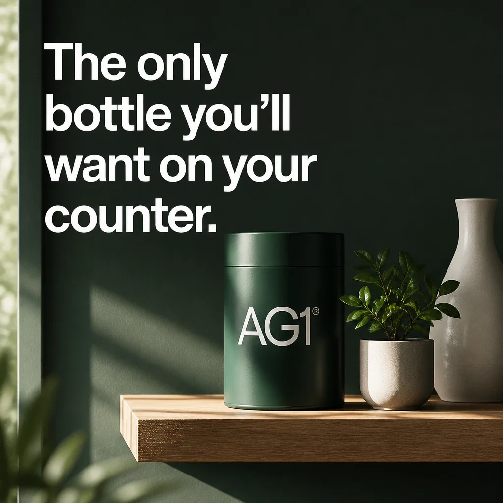 AG1 ad concept example: The Design Object