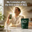 AG1 ad and meme examples