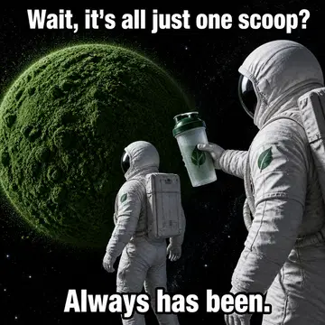 AG1 meme ad example: The Ultimate Foundation