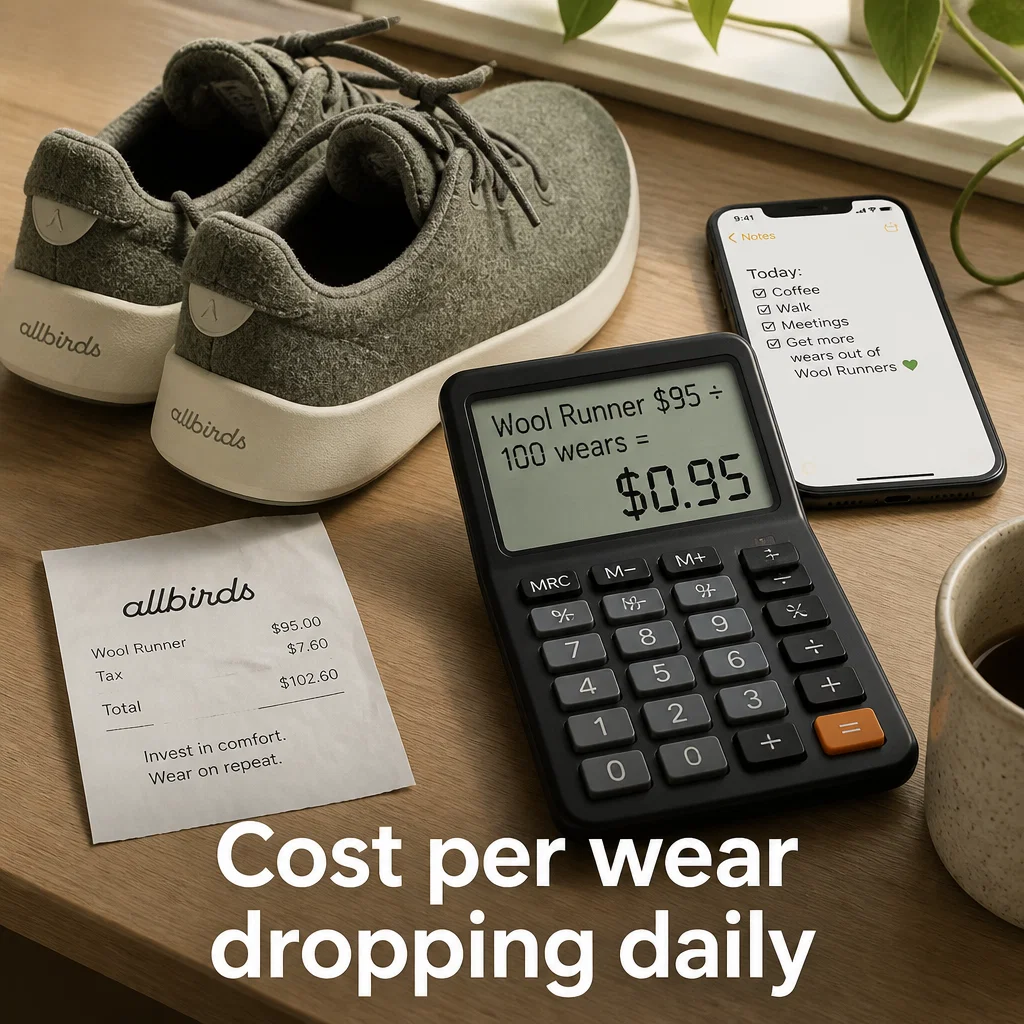 Allbirds meme ad example: DTC Shoe Math