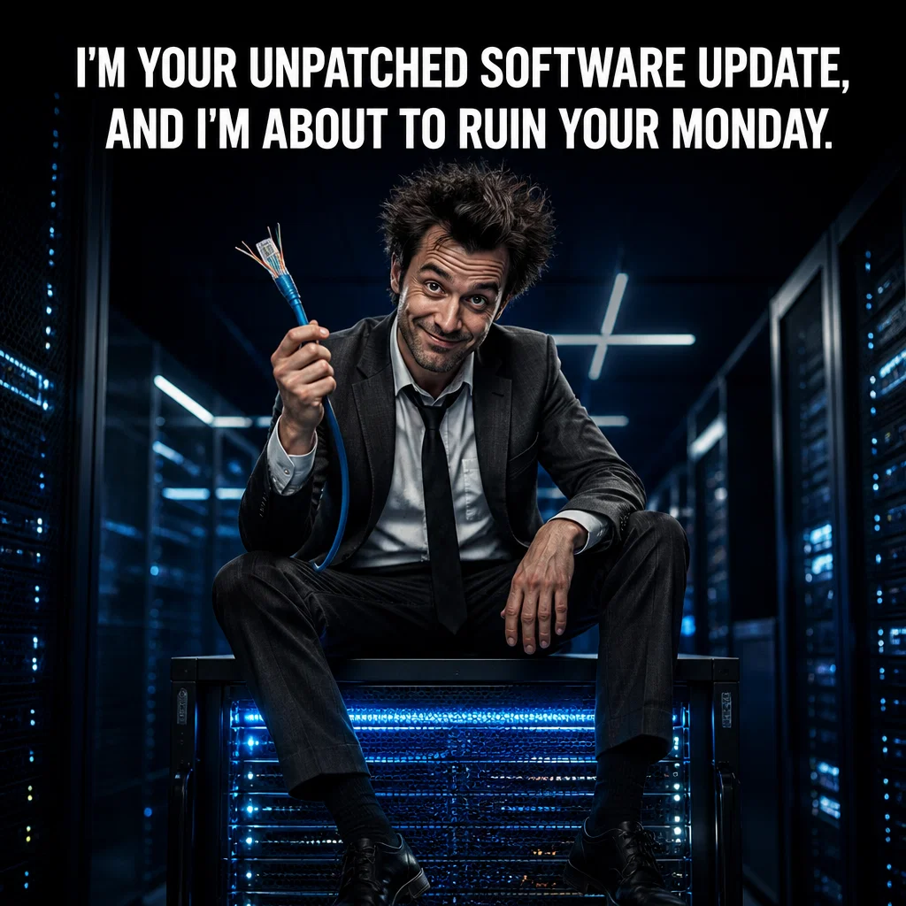 Allstate meme ad example: Modern Mayhem