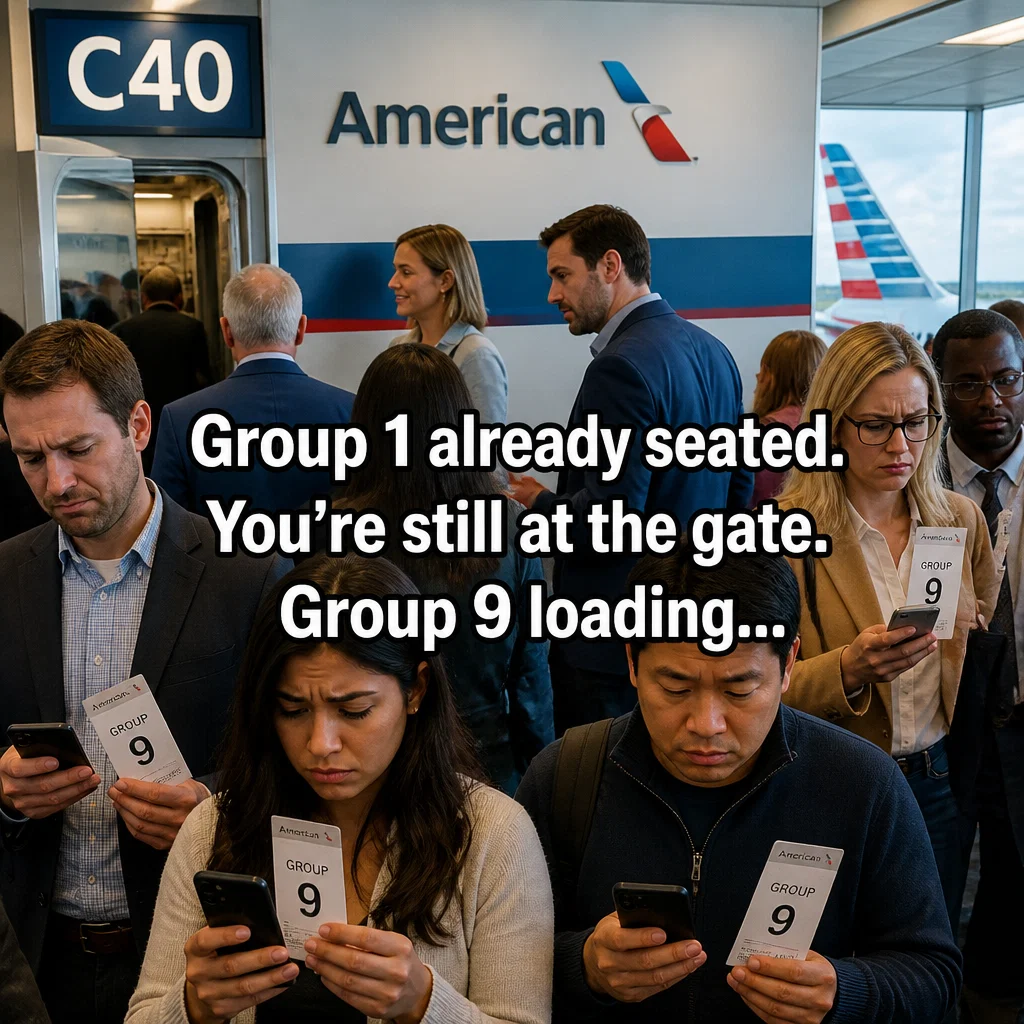 American Airlines ad and meme examples
