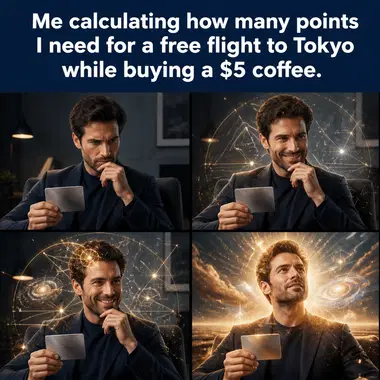 American Express meme ad example: The Reward Loop