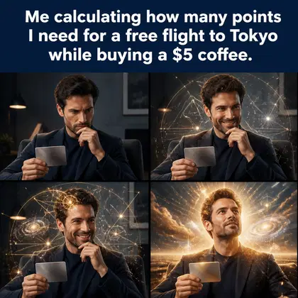 American Express meme ad example: The Reward Loop