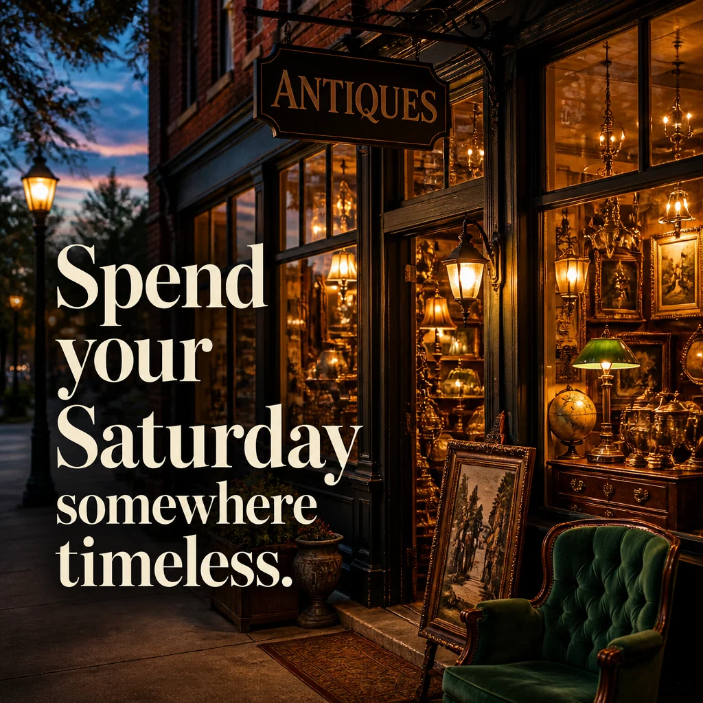 Antique Store ad concept example: The Destination