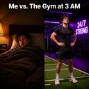 Anytime Fitness ad and meme examples
