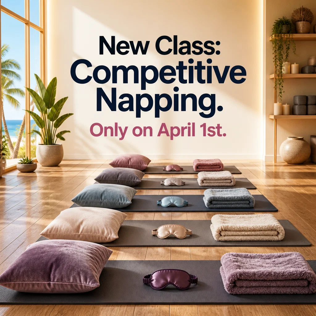April Fools ad concept example: The Reverse Gym