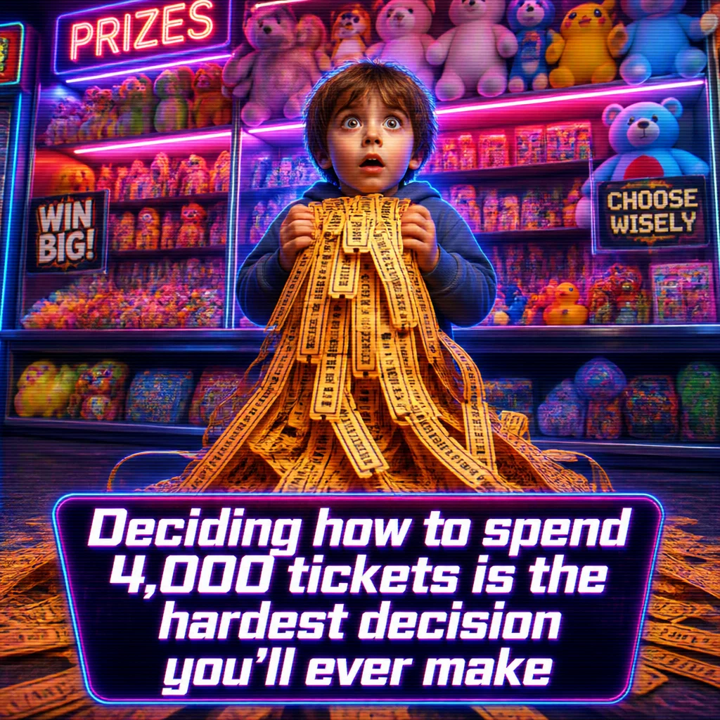 Arcade meme ad example: The Prize Counter Stress