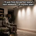 Art Gallery ad and meme examples