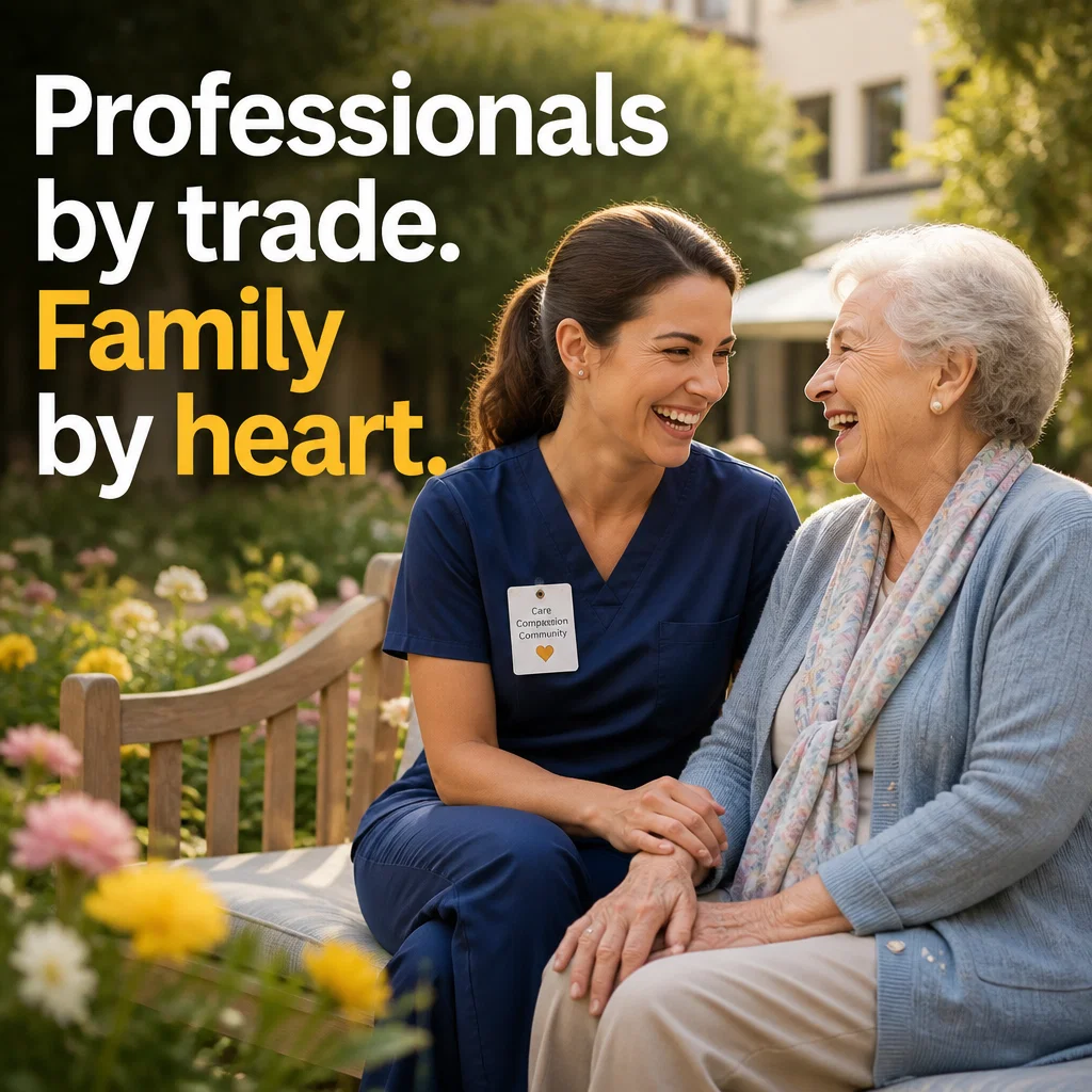 Assisted Living ad concept example: Compassionate Care