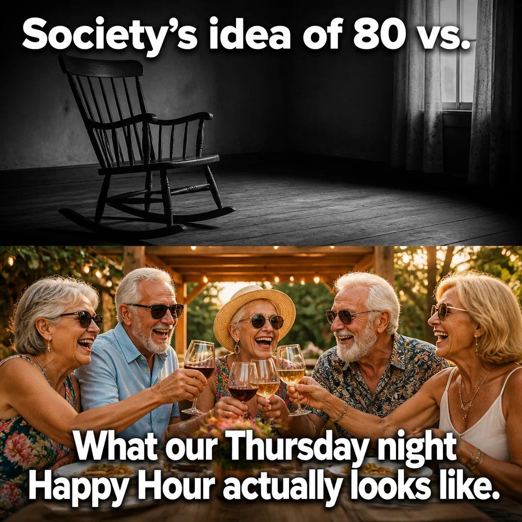 Assisted Living meme ad example: The Modern Senior