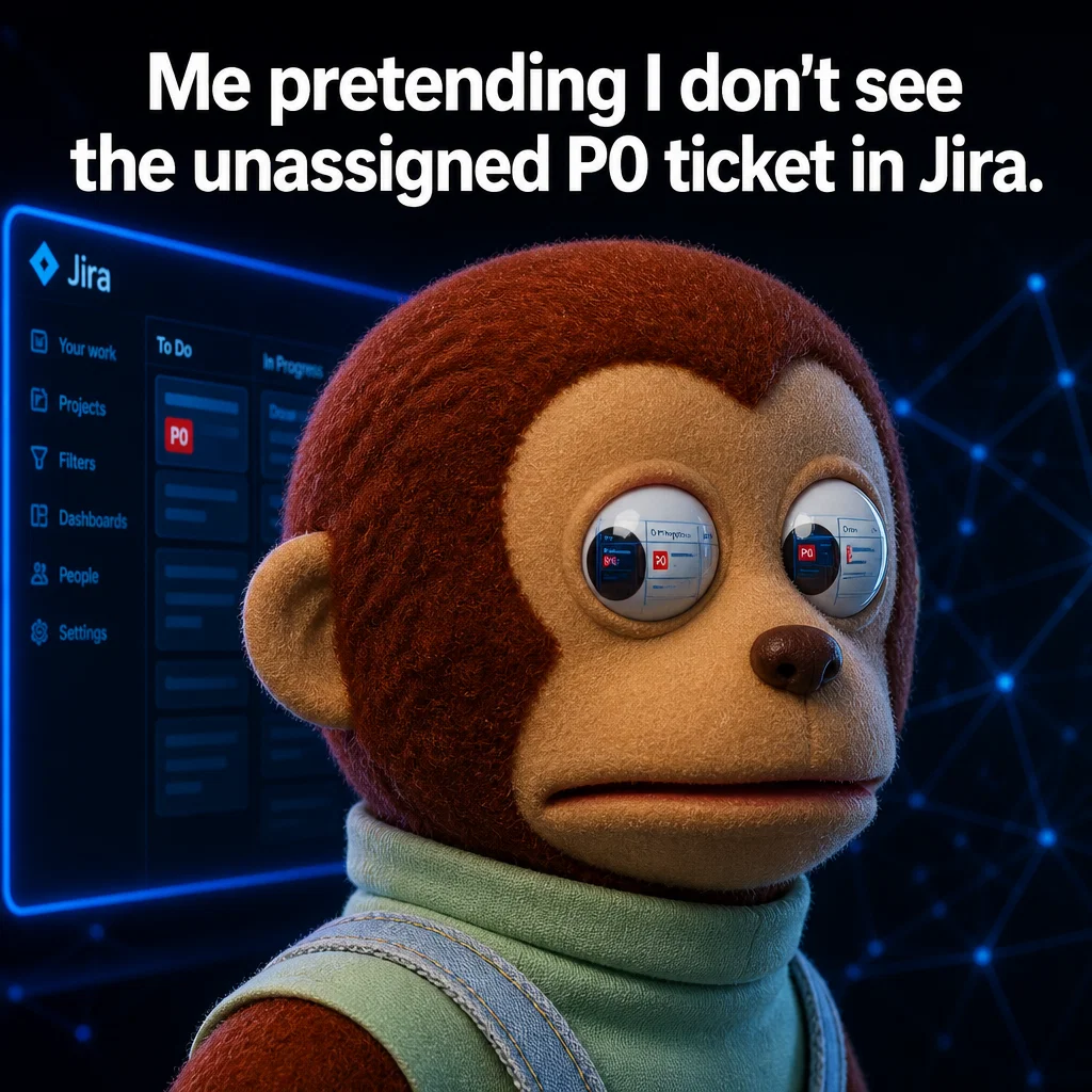 Atlassian meme ad example: The Ghosted Ticket