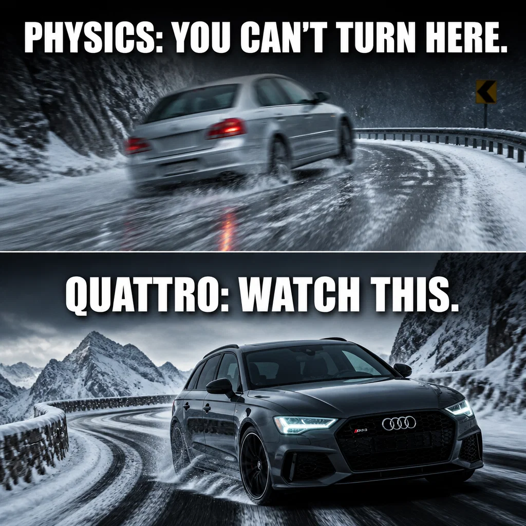 Audi ad and meme examples