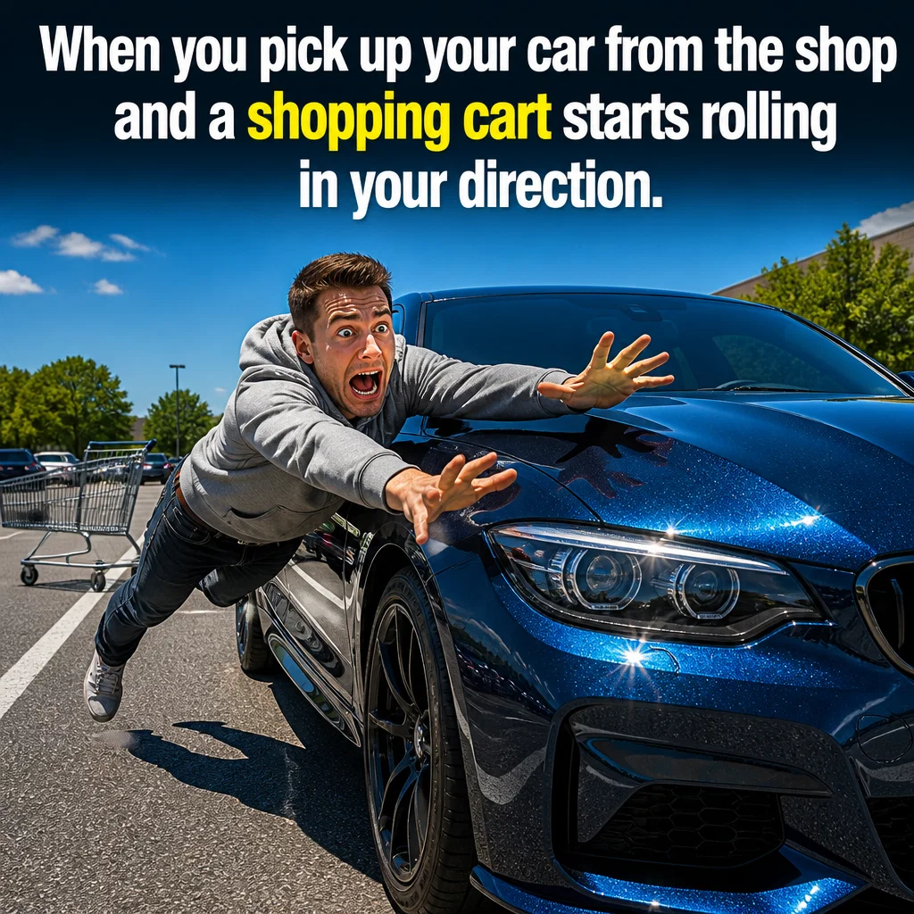 Auto Body Shop meme ad example: The First Scratch