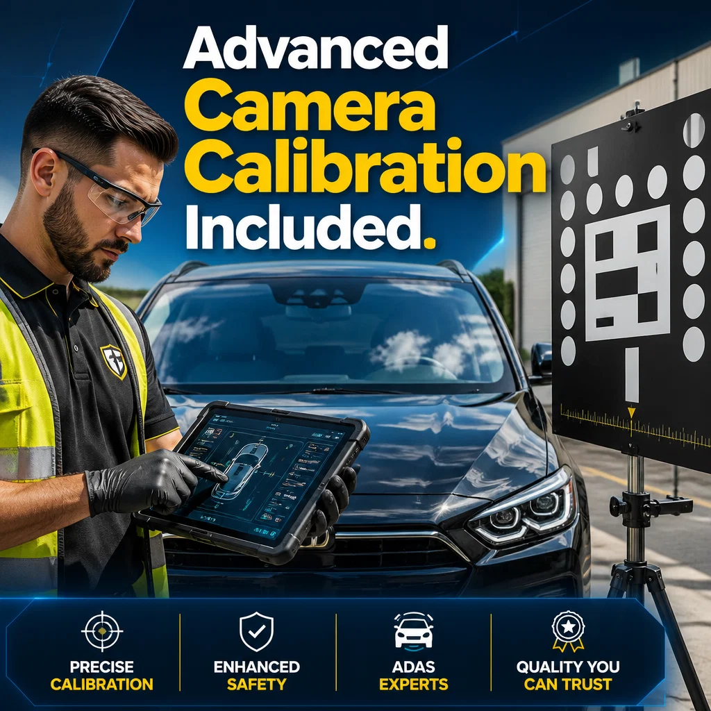Auto Glass ad concept example: The Calibration Expert