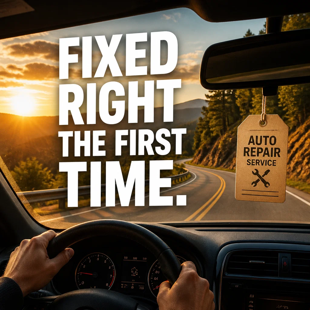 Auto Repair ad concept example: Ready for the Road