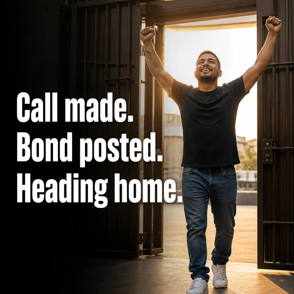 Bail Bonds meme ad example: Success Kid Release