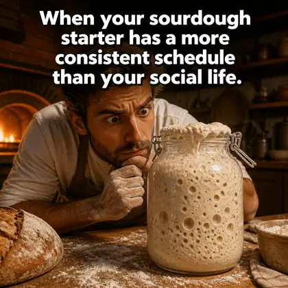 Bakery meme ad example: The Sourdough Parent