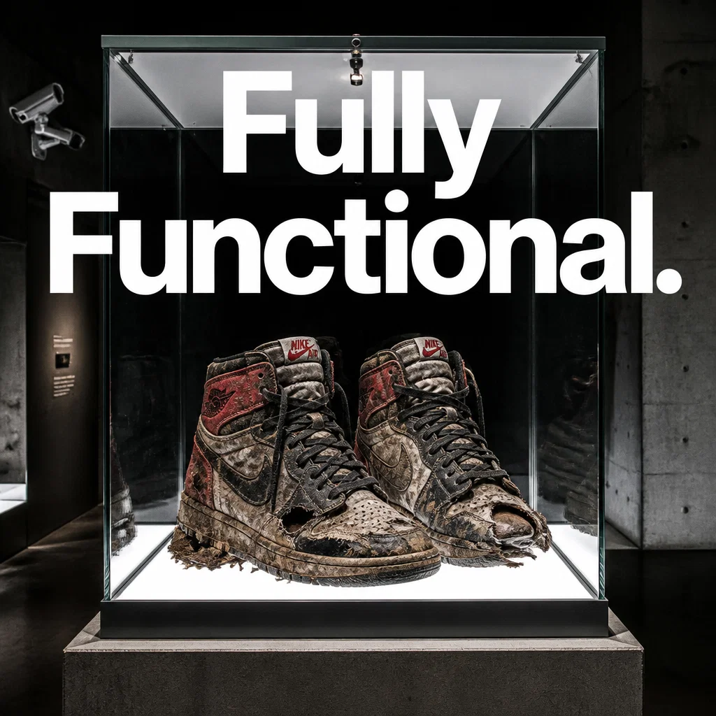 Balenciaga meme ad example: Museum Quality