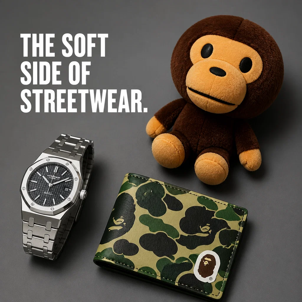 BAPE ad concept example: Milo Minimalism