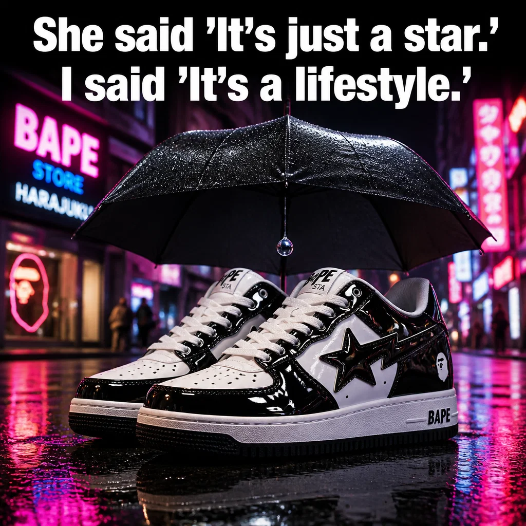 BAPE meme ad example: BAPE STA Obsession