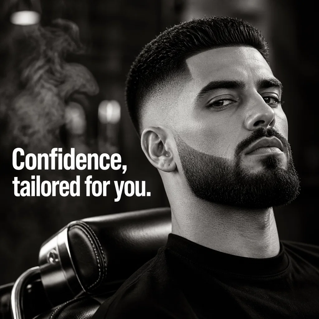 Barbershop ad concept example: The Finished Product