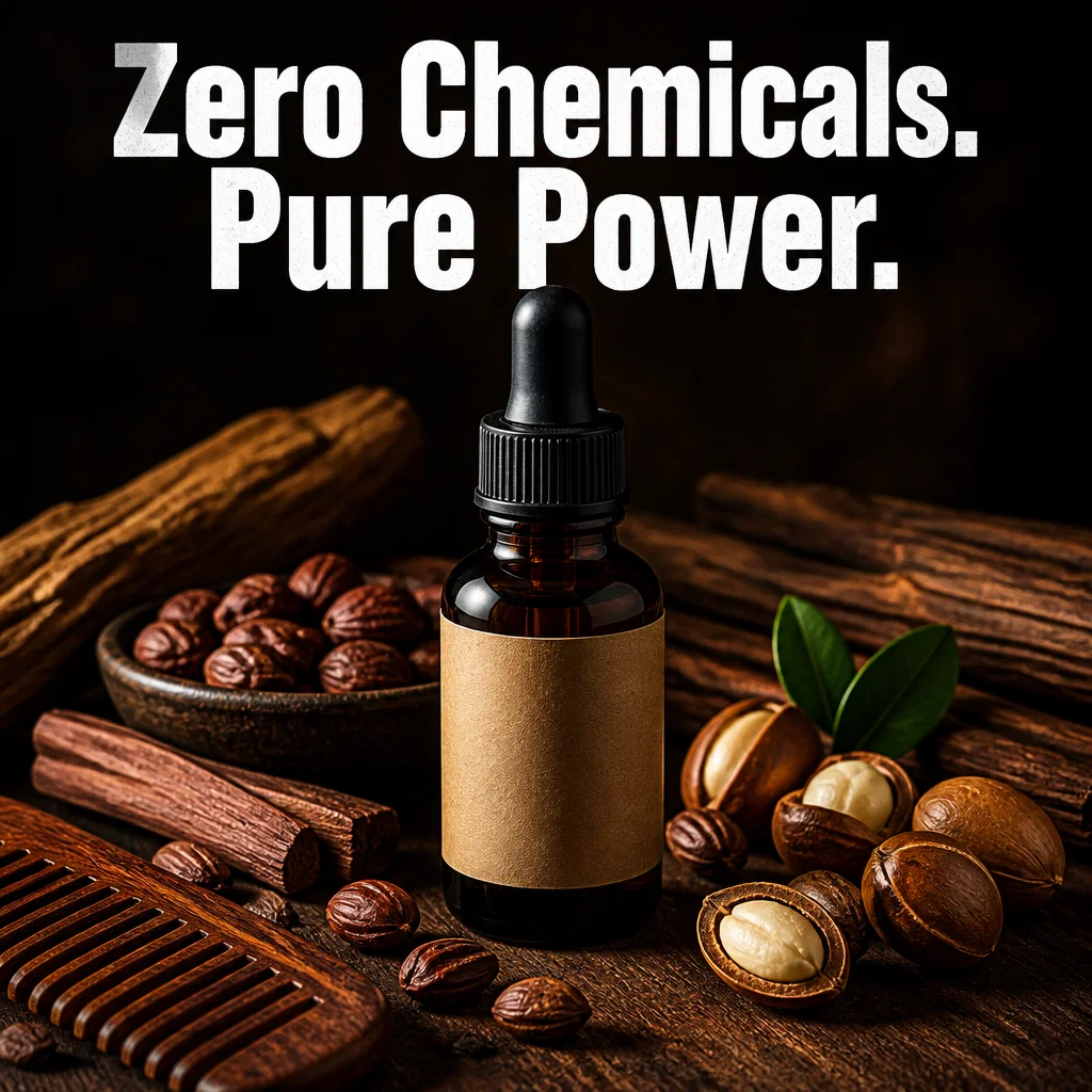 Beard Care ad concept example: The Ingredient Story