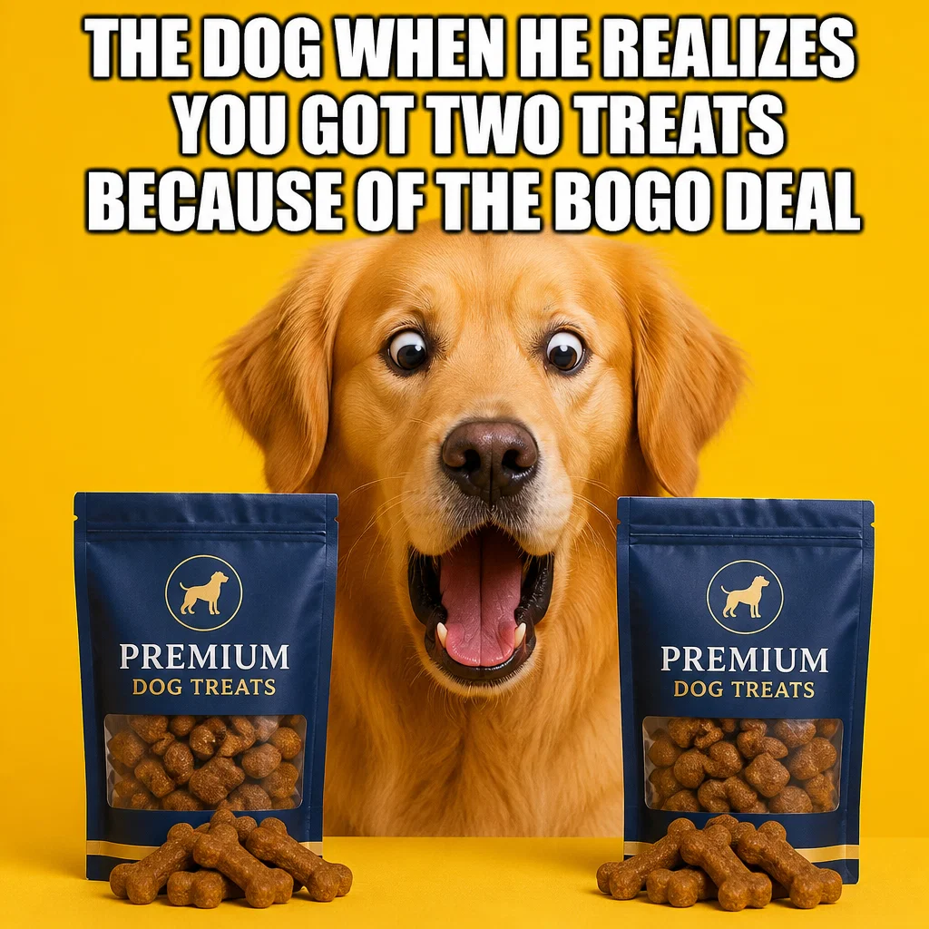 BOGO meme ad example: The Hero Reward
