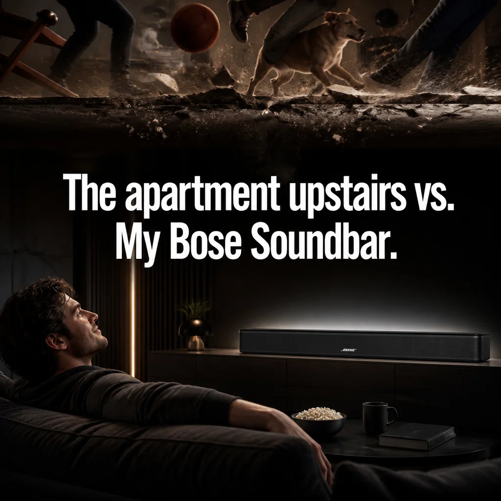 Bose meme ad example: The Loud Room
