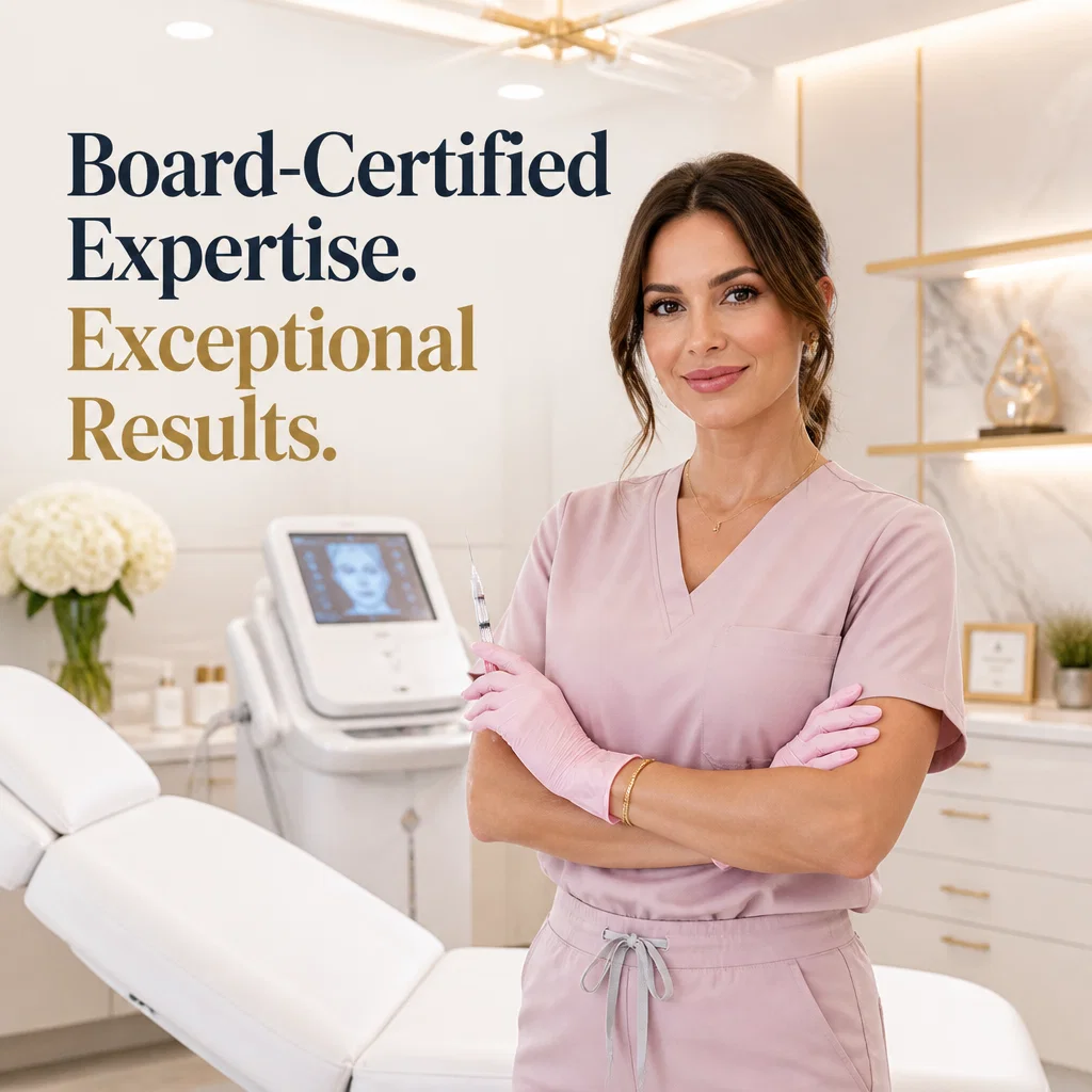 Botox Clinic ad concept example: Safety & Excellence