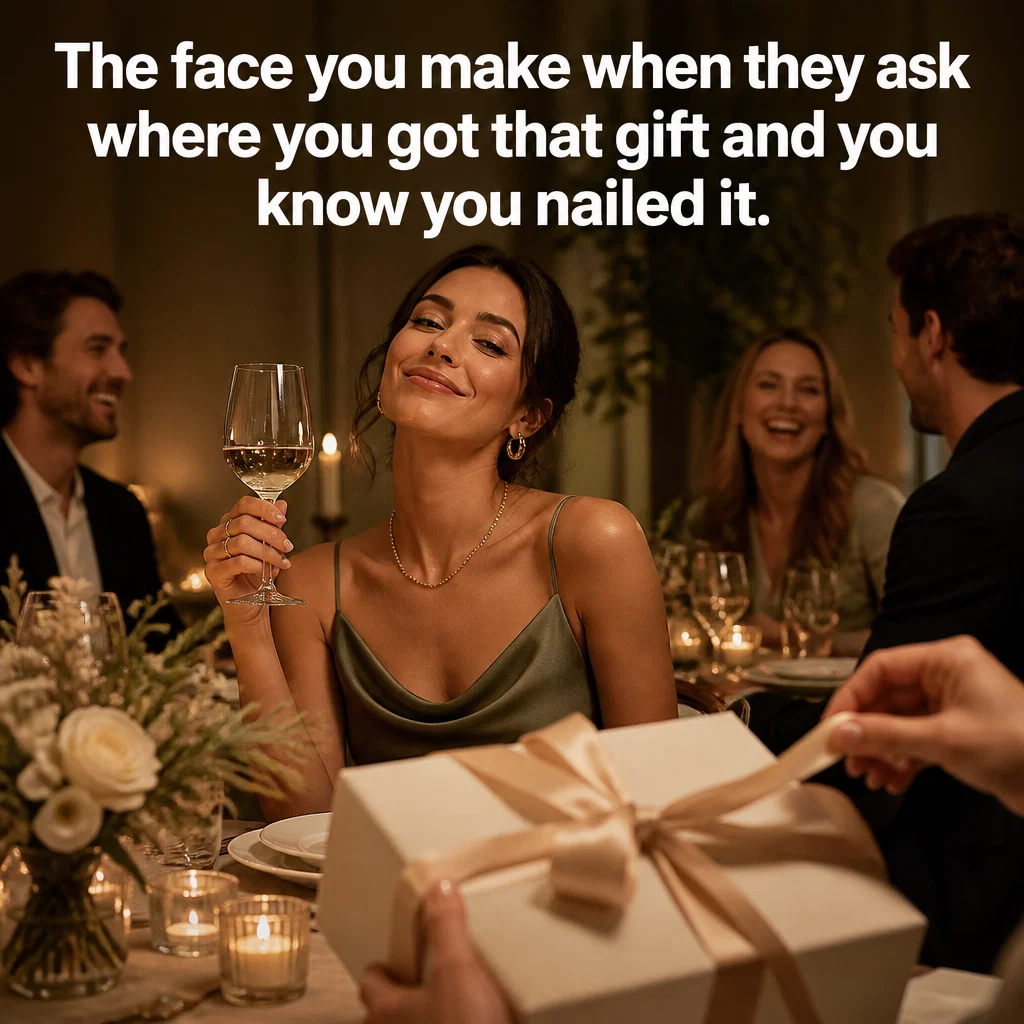 Boutique meme ad example: The Gift Hero