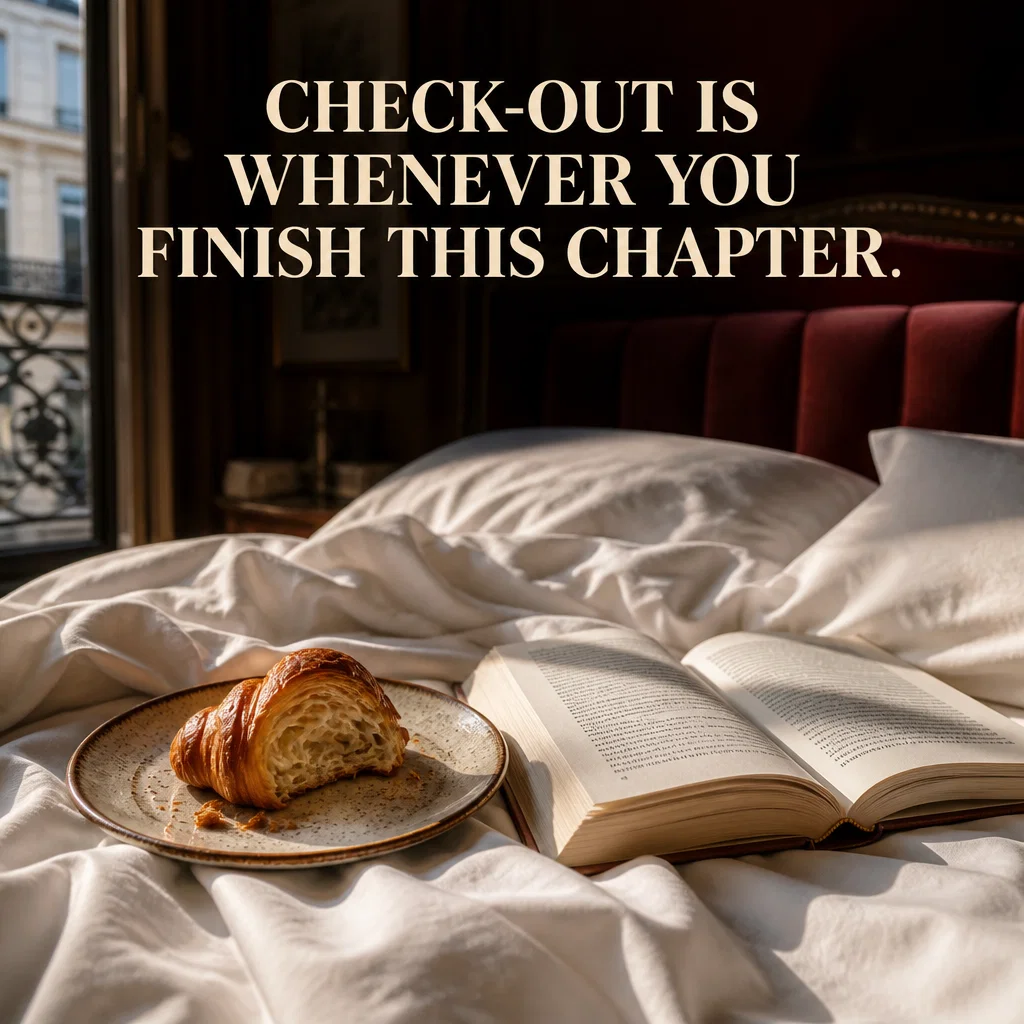 Boutique Hotel ad concept example: The Unmade Bed