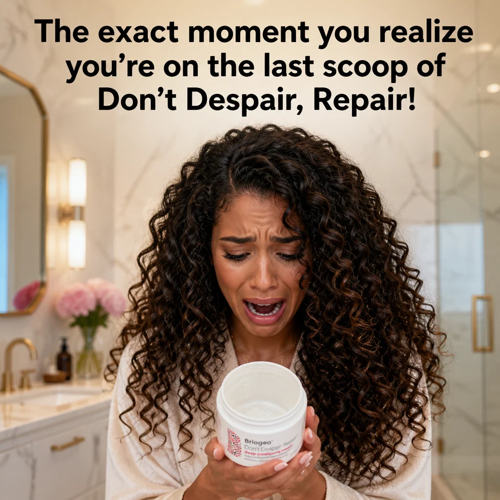 Briogeo meme ad example: The Empty Jar Sadness