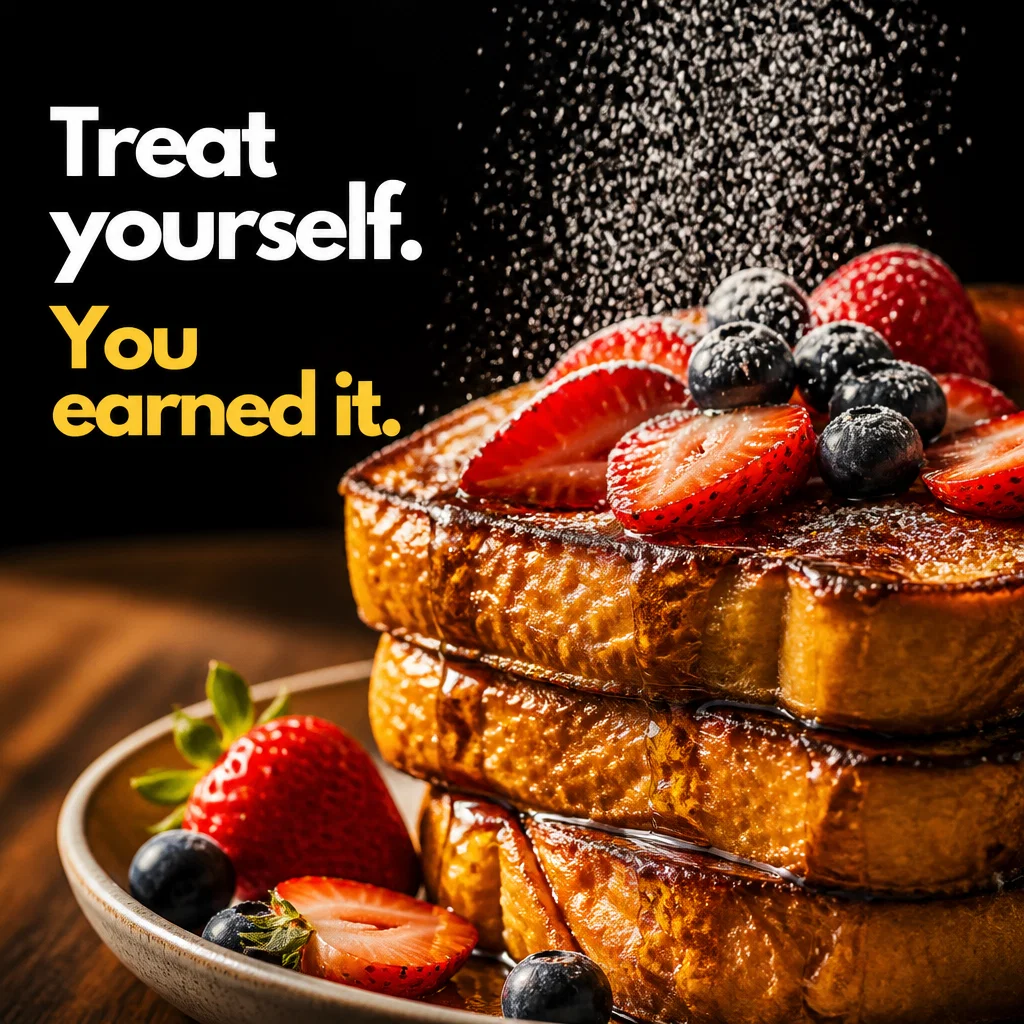 Brunch Restaurant ad concept example: The French Toast Stack
