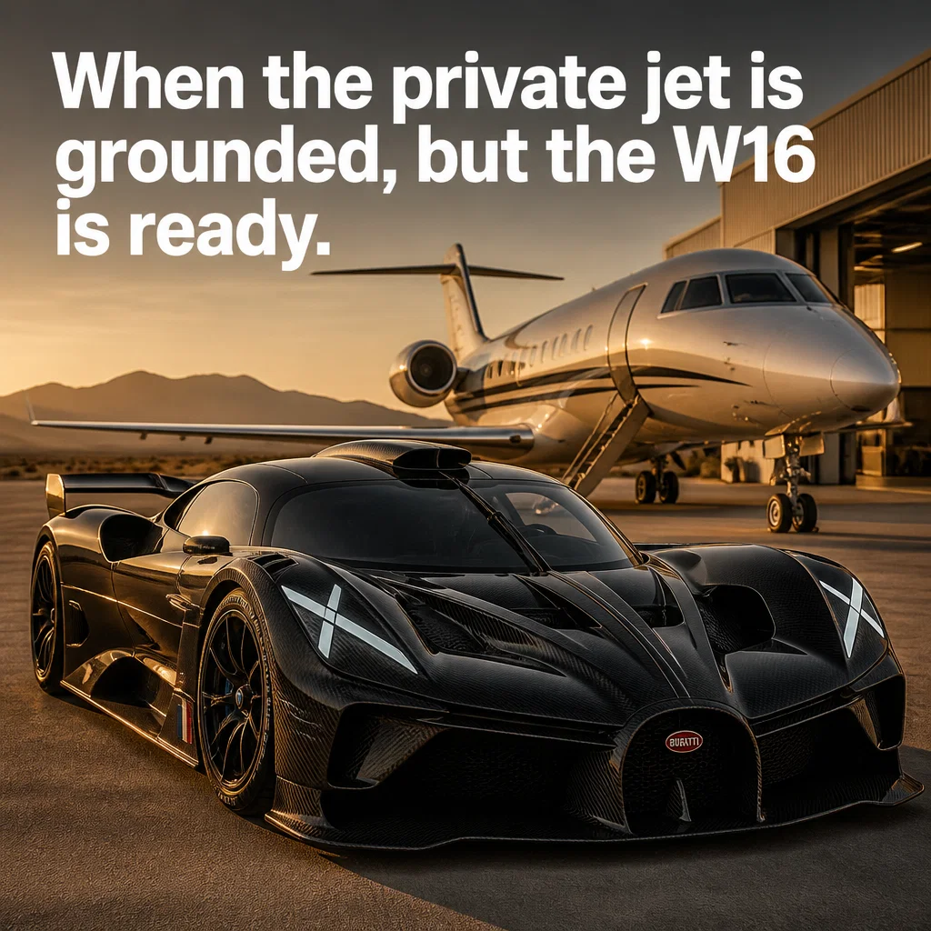 Bugatti meme ad example: The Jet Alternative