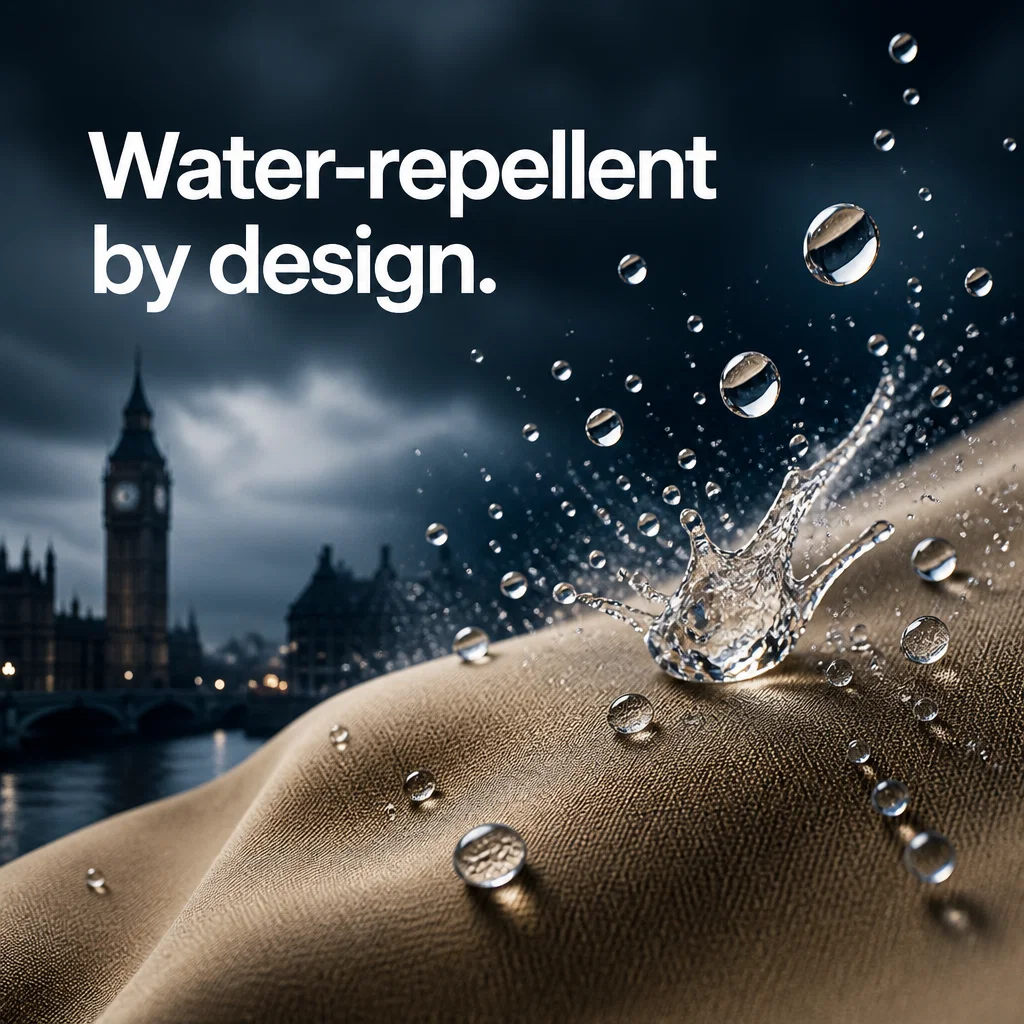 Burberry ad concept example: Gabardine Glass