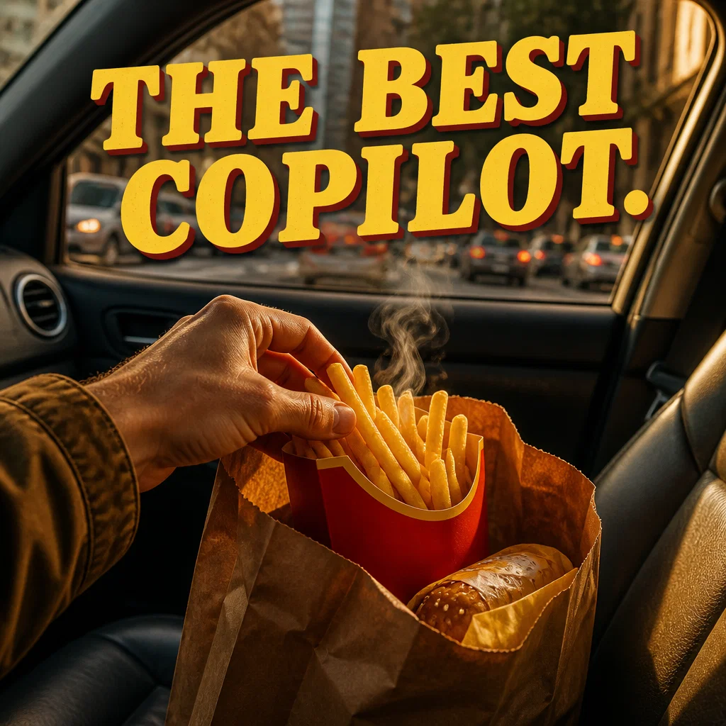 Burger King ad concept example: The Commuter's Reward