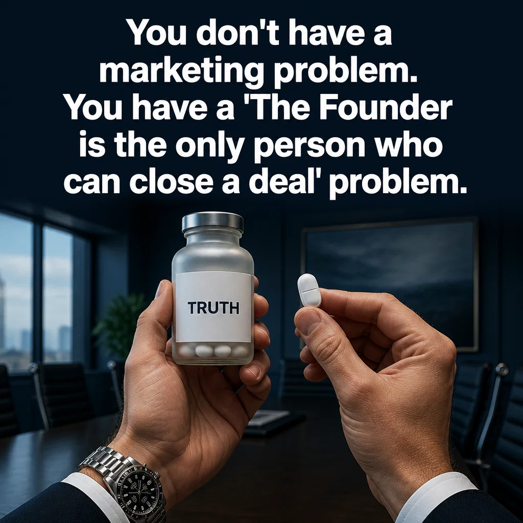 Business Consultant meme ad example: The Bottleneck
