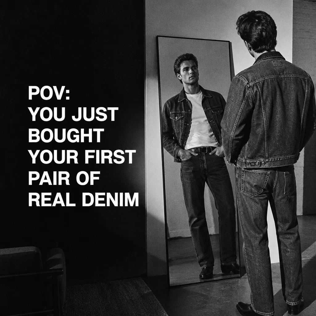 Calvin Klein meme ad example: The Denim Entry Point