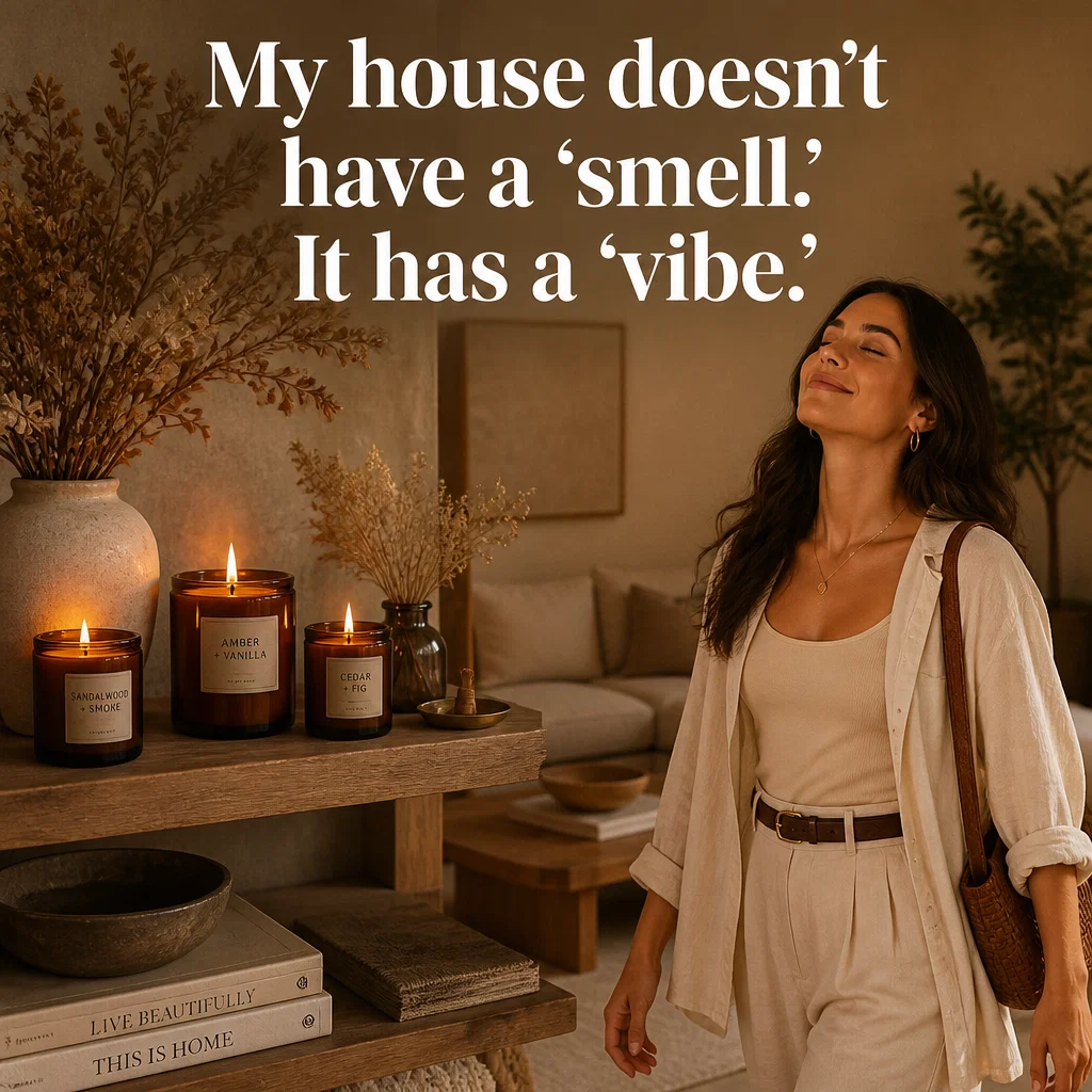Candle Business meme ad example: The Scent Hunter