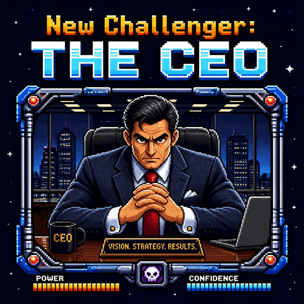 Capcom meme ad example: Entering the Boardroom