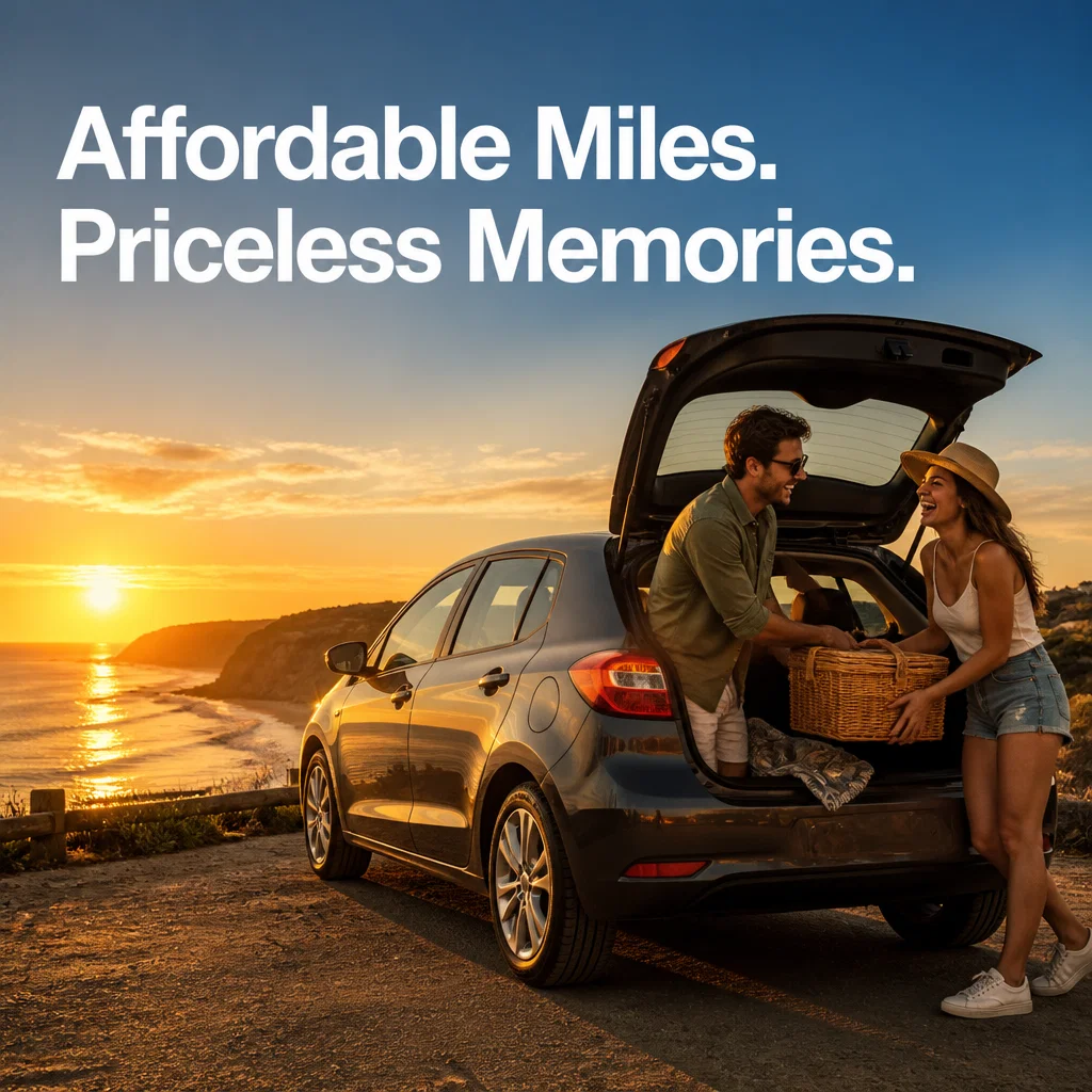Car Rental ad concept example: The Weekend Getaway